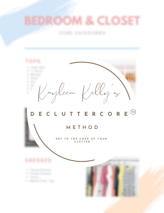 DeclutterCore™ BEDROOM & CLOSET PACKET