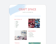 CRAFT SPACE Packet (Add-On)