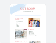 KID ROOM & PLAY SPACE Packet (Add-On)
